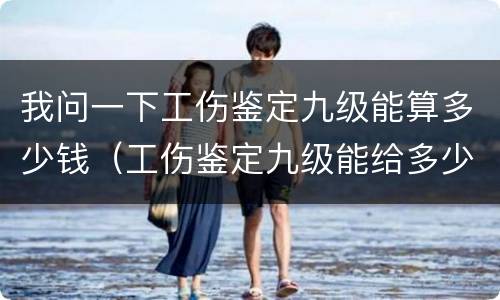 我问一下工伤鉴定九级能算多少钱（工伤鉴定九级能给多少钱）