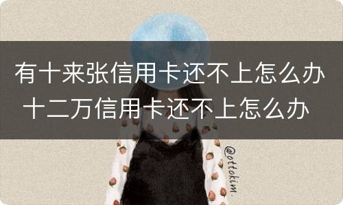 有十来张信用卡还不上怎么办 十二万信用卡还不上怎么办