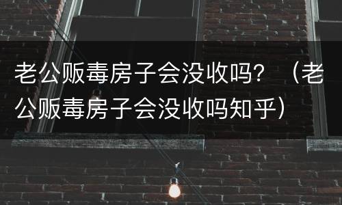 老公贩毒房子会没收吗？（老公贩毒房子会没收吗知乎）