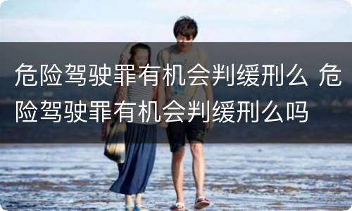 危险驾驶罪有机会判缓刑么 危险驾驶罪有机会判缓刑么吗