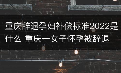 重庆辞退孕妇补偿标准2022是什么 重庆一女子怀孕被辞退