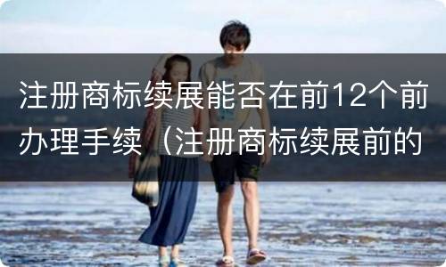 注册商标续展能否在前12个前办理手续（注册商标续展前的有效期为多少年）