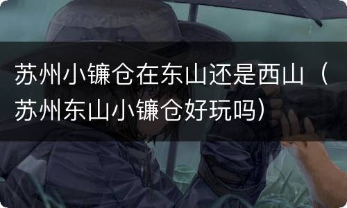 苏州小镰仓在东山还是西山（苏州东山小镰仓好玩吗）