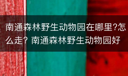 南通森林野生动物园在哪里?怎么走? 南通森林野生动物园好玩吗?