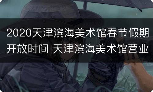 2020天津滨海美术馆春节假期开放时间 天津滨海美术馆营业时间