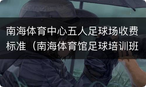南海体育中心五人足球场收费标准（南海体育馆足球培训班）