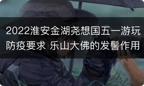 2022淮安金湖尧想国五一游玩防疫要求 乐山大佛的发髻作用是