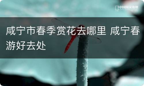 咸宁市春季赏花去哪里 咸宁春游好去处