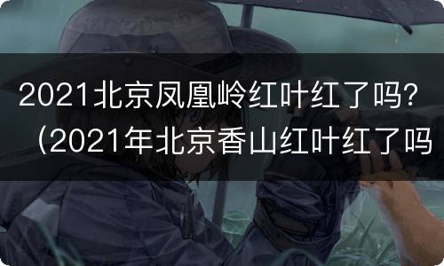 2021北京凤凰岭红叶红了吗？（2021年北京香山红叶红了吗）