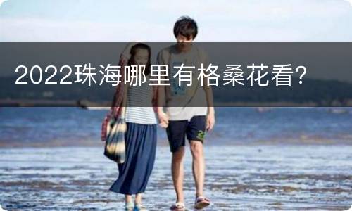 2022珠海哪里有格桑花看？
