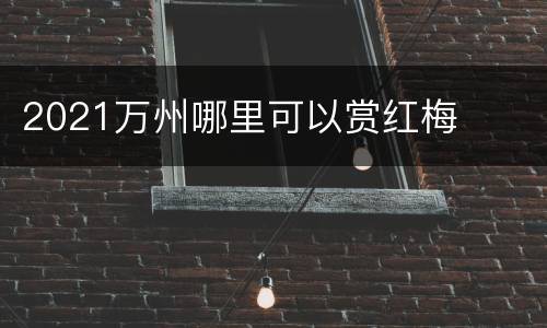 2021万州哪里可以赏红梅