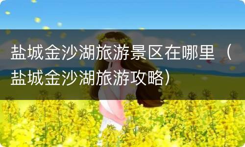 盐城金沙湖旅游景区在哪里（盐城金沙湖旅游攻略）