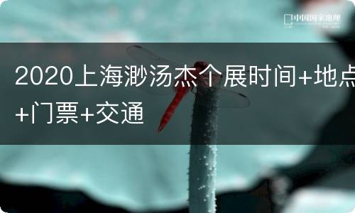 2020上海渺汤杰个展时间+地点+门票+交通