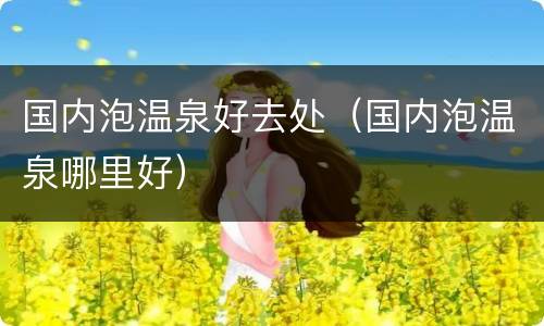 国内泡温泉好去处（国内泡温泉哪里好）