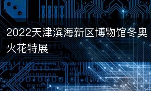2022天津滨海新区博物馆冬奥火花特展