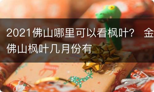 2021佛山哪里可以看枫叶？ 金佛山枫叶几月份有