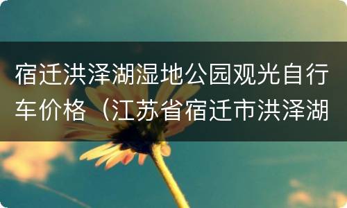 宿迁洪泽湖湿地公园观光自行车价格（江苏省宿迁市洪泽湖湿地景区）