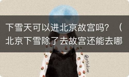 下雪天可以进北京故宫吗？（北京下雪除了去故宫还能去哪）