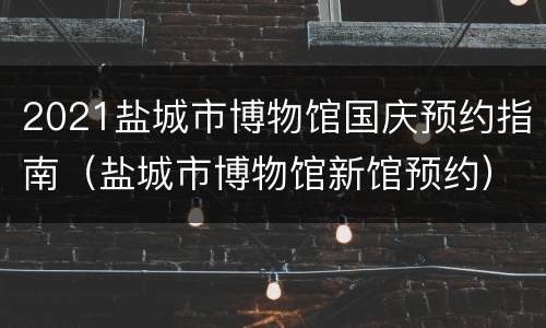 2021盐城市博物馆国庆预约指南（盐城市博物馆新馆预约）