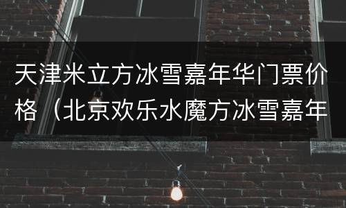 天津米立方冰雪嘉年华门票价格（北京欢乐水魔方冰雪嘉年华门票）