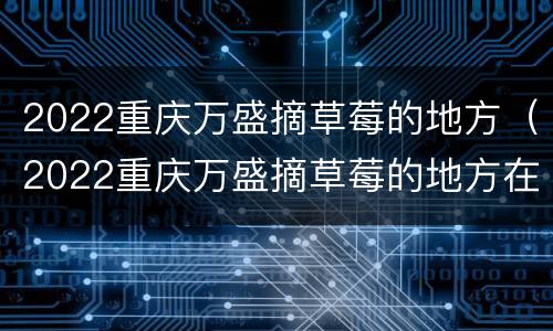 2022重庆万盛摘草莓的地方（2022重庆万盛摘草莓的地方在哪里）