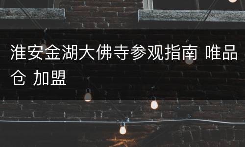 淮安金湖大佛寺参观指南 唯品仓 加盟