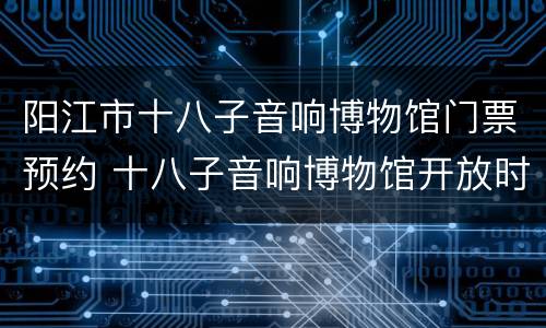 阳江市十八子音响博物馆门票预约 十八子音响博物馆开放时间