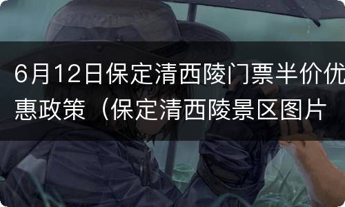 6月12日保定清西陵门票半价优惠政策（保定清西陵景区图片）