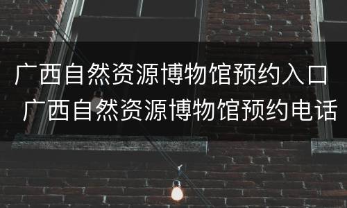 广西自然资源博物馆预约入口 广西自然资源博物馆预约电话