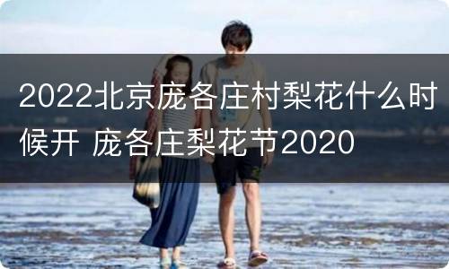 2022北京庞各庄村梨花什么时候开 庞各庄梨花节2020