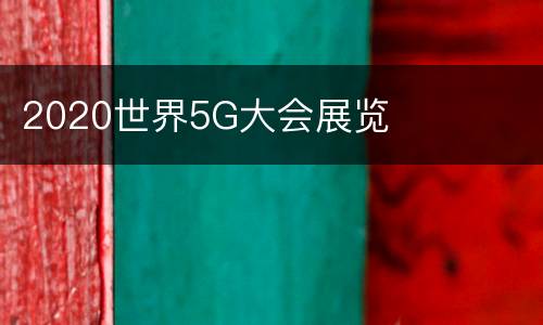 2020世界5G大会展览
