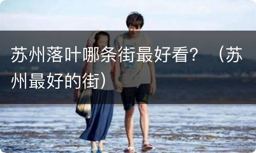苏州落叶哪条街最好看？（苏州最好的街）