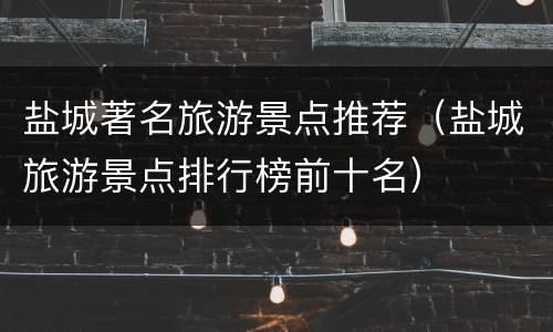 盐城著名旅游景点推荐（盐城旅游景点排行榜前十名）