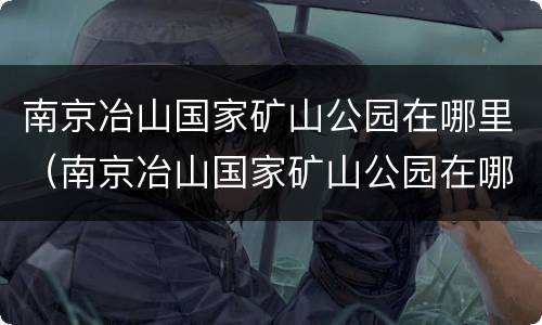 南京冶山国家矿山公园在哪里（南京冶山国家矿山公园在哪里呀）