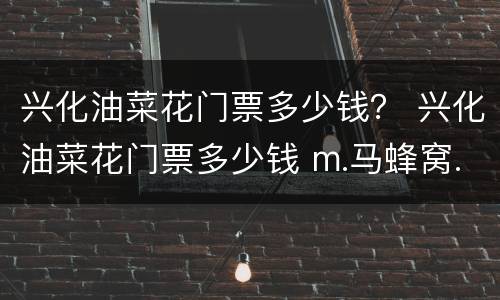 兴化油菜花门票多少钱？ 兴化油菜花门票多少钱 m.马蜂窝.cn