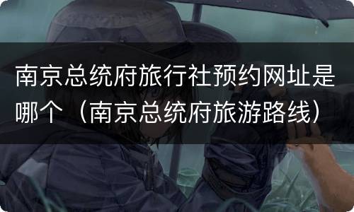 南京总统府旅行社预约网址是哪个（南京总统府旅游路线）