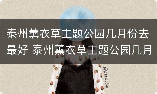 泰州薰衣草主题公园几月份去最好 泰州薰衣草主题公园几月份去最好玩