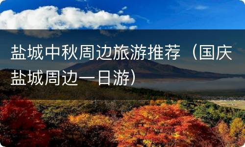 盐城中秋周边旅游推荐（国庆盐城周边一日游）