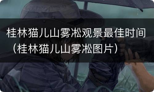 桂林猫儿山雾凇观景最佳时间（桂林猫儿山雾凇图片）