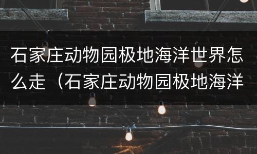 石家庄动物园极地海洋世界怎么走（石家庄动物园极地海洋世界项目）