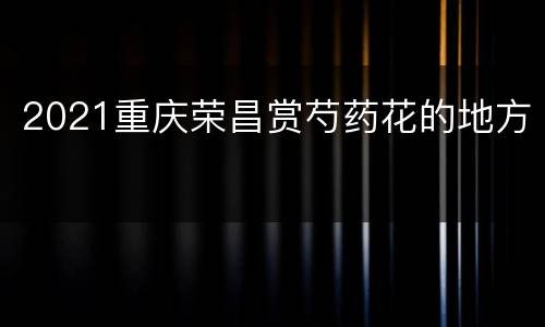 2021重庆荣昌赏芍药花的地方