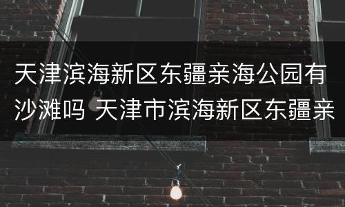天津滨海新区东疆亲海公园有沙滩吗 天津市滨海新区东疆亲海公园