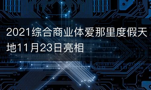 2021综合商业体爱那里度假天地11月23日亮相
