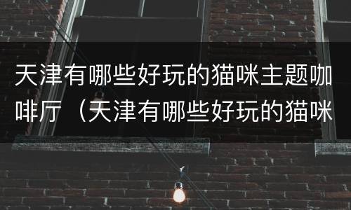 天津有哪些好玩的猫咪主题咖啡厅（天津有哪些好玩的猫咪主题咖啡厅店）