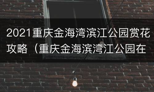 2021重庆金海湾滨江公园赏花攻略（重庆金海滨湾江公园在哪里）