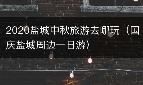 2020盐城中秋旅游去哪玩（国庆盐城周边一日游）