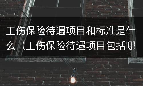 工伤保险待遇项目和标准是什么（工伤保险待遇项目包括哪些）