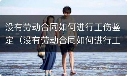 没有劳动合同如何进行工伤鉴定（没有劳动合同如何进行工伤鉴定申请）