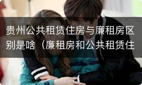 贵州公共租赁住房与廉租房区别是啥（廉租房和公共租赁住房有什么区别）