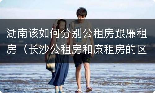 湖南该如何分别公租房跟廉租房（长沙公租房和廉租房的区别）